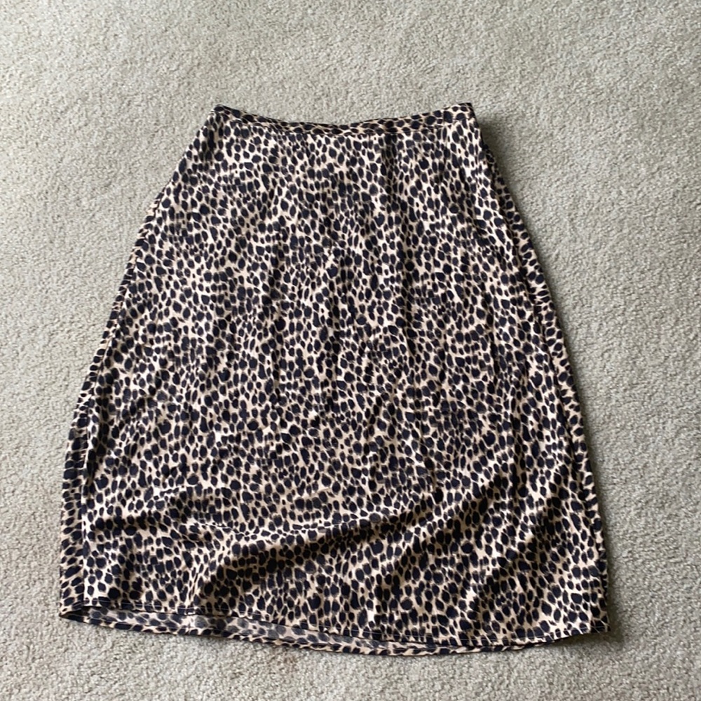 J. Crew Cheetah print skirt